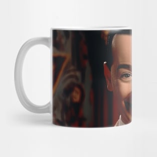 Pee Wee Herman Smiling on camera Mug